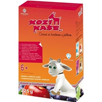 Goldim kozí ovesná se švestkami a jablkem 225 g
