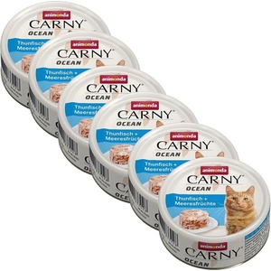 Animonda Carny Ocean - Tuna + морски дарове 6 x 80 г