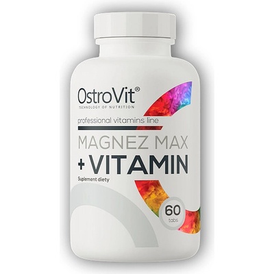 OstroVit Horčík MAX + Vitamín 60 tabliet