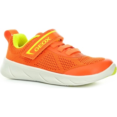 Geox Junior Foot Run Orange/Lime Green