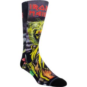 Perri´s socks чорапи iron maiden - dye sublimation crew - black - perri´s socks - ima301-001