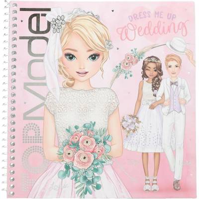 Top model 13529 Dress me up Wedding kreativní sešit se samolepkami