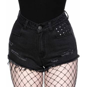 Image 1 of KILLSTAR дамски шорти KILLSTAR - Freya - цвят пепел - KSRA003581