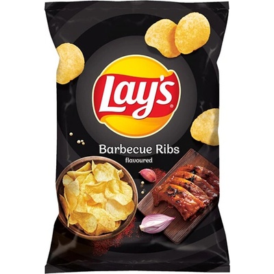 Lay's Smažené bramborové lupínky s příchutí BBQ žebírek 60 g