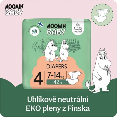 Moomin Baby 4 Maxi 7–14 kg 42 ks