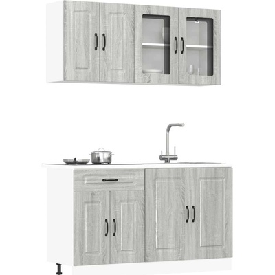 vidaXL Комплект кухненски шкафове от 4 части Kalmar, инженерно дърво (3314857)