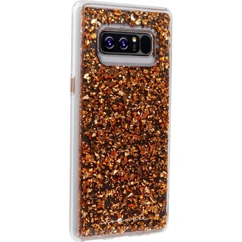 Case-Mate Karat Case - дизайнерски кейс с елементи от розово злато и висока защита за Samsung Galaxy Note 8 (розово злато)