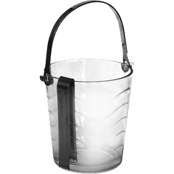 Image 1 of Horecano BARWARE-Стъклен съд за лед с щипка TOROS Ø12xh13.5cm (HC-1112) JHBT-3B/BH1 (011195)