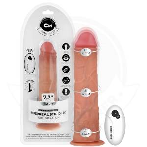  Вибратор с дистанционно, хипер реалистичен, 19, 5см. - Cock Miller Vibrator (D-243369)