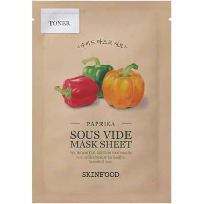 Skinfood Sous Vide Mask Sheet Paprika - Тъканна маска с пипер 1бр/18мл