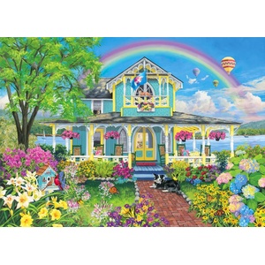 Bluebird Puzzle - Puzzle Blue Cottage - 1 500 piese