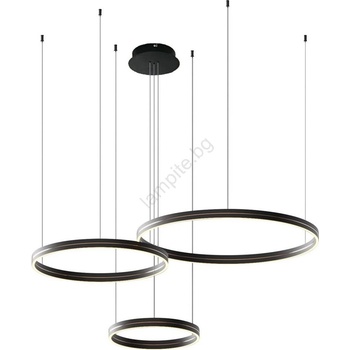 MILAGRO Led Пендел gravity led/108w/230v черен (mi2560)