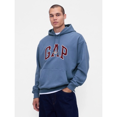 GAP Oversize mikina Heavyweight modrá