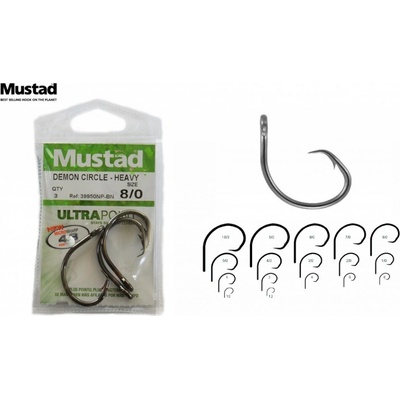Mustad Demon Circle vel.12 3 ks