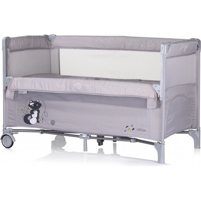Chipolino Postýlka cestovní se sklopnou bočnicí Relax Cloud – Zboží Mobilmania