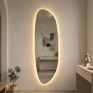 Baltica Design Baltica Design-LED Огледало с подсветка STONE FLUID LED/15W/230V 2700K 155x50 cm IP65 (DB0051)