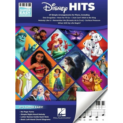 Hal Leonard Disney Hits Super Easy Songbook Noty