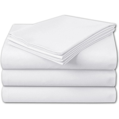 Dadka prostěradlo bavlna bílé 220x240