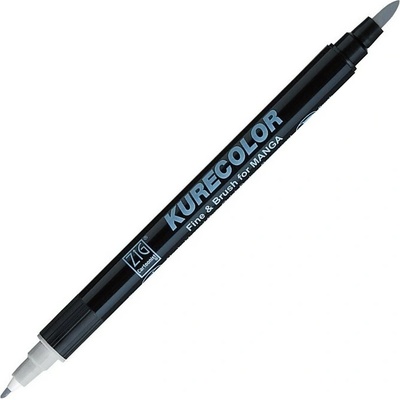 Lihová fixa KURETAKE ZIG Kurecolor Fine & Brush, Pale Gray (821)