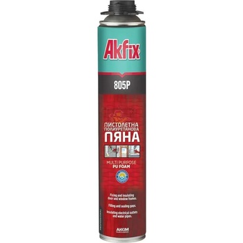 Akfix ПОЛИУРЕТАНОВА ПЯНА 805P /ПИСТОЛЕТНА/ 750ml AKFIX 11692