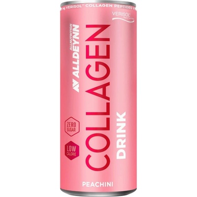 Alldeynn Collgen Nápoj s příchutí broskve mandarinky a meruňky s kolagenem bez cukru 330 ml