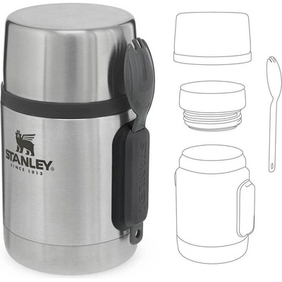 Stanley 1913 Termoska se Lžící Adventure Series Nerez 0,53 l
