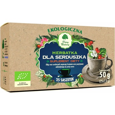 Dary Natury Билков БИО Чай за сърдечно-съдовата система, 25 филтъри пакетчета х 2 g | Dary Natury (618290 DN)