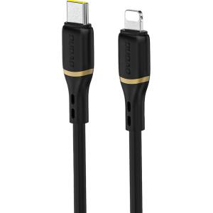 Dudao L25X USB-C - Lightning кабел 1m 30W с мека силиконова оплетка - (L25X black)
