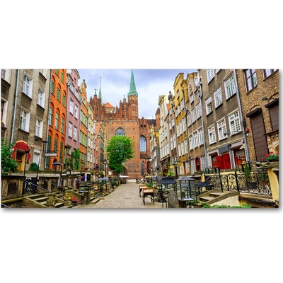 Fotoobraz na skle Gdaňsk Poľsko 100x50 cm