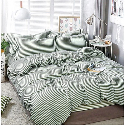 EmonaMall Двулицево спално бельо с ластик EmonaMall, 4 части - Модел S15907 (S15907-66666c)