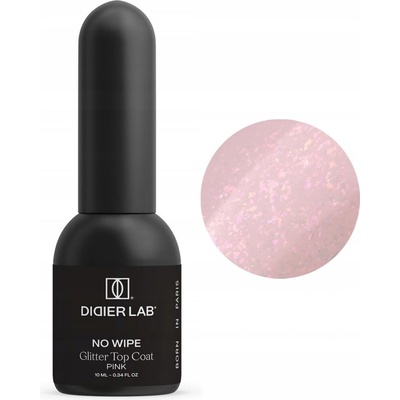 Vrchní lesk s glitry Didier Lab Glitter Top Coat Pink 10 ml