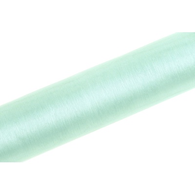 Organza MENTOLOVÁ, šířka 16 cm, návin 9 m