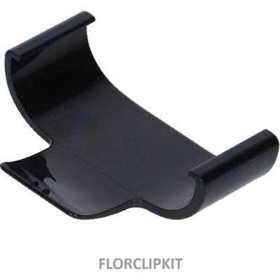 plastový držiak vysielača Era Flor, čierny + samolepka