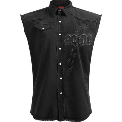 AC/DC Back In Black Torn (Back Print) Black M Риза (G601M602-6)