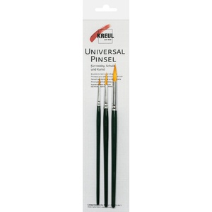 Kreul Universal Basic Synthetics Комплект кръгли четки 3 бр (721030)