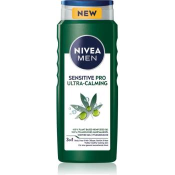 Nivea Men Sensitive Pro Ultra Calming душ гел за лице, тяло и коса 500ml