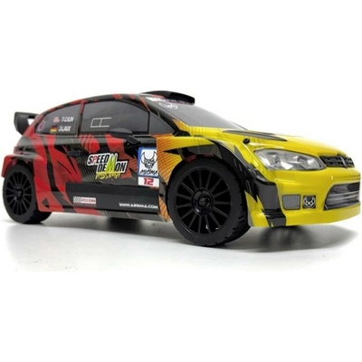 Absima Rally Car Speed Demon 4WD RTR Brushless žluto-červený RC_323425 1:12