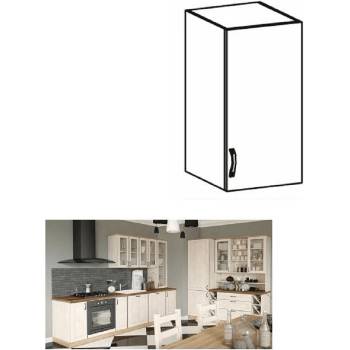 Горен шкаф Royal G30 бяло и северен бор