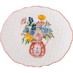 Bloomingville Чиния за закуска Dorothy 20 см бяло-червена (82061691)