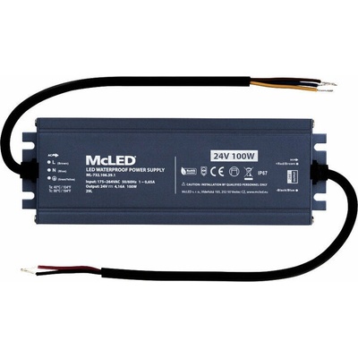 LED napájecí zdroj McLED 24VDC 4,16A 100W ML-732.106.39.1