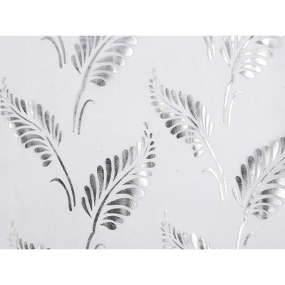 Organza s potiskem šíře 36 cm návin 4,5 metrů - 1 zlatá