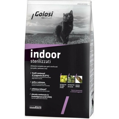 Zoodiaco Golosi Cat Adult Indoor Kuřecí a losos 1,5 kg