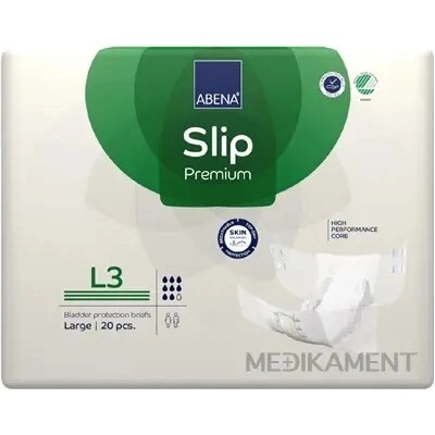 ABENA Slip Premium L3 plienkové nohavičky boky 100-150 cm savosť 3400 ml 20 ks