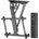 Fiber Mount Maclean MC-880 electric ceiling TV mount for scian inclined 32-70 35kg max remote control max VESA 600x411