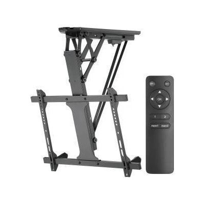 Fiber Mount Maclean MC-880 electric ceiling TV mount for scian inclined 32-70 35kg max remote control max VESA 600x411