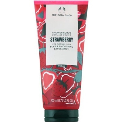 The Body Shop British Rose Shower Scrub sprchový peeling 200 ml pro ženy