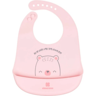 Kikka Boo Лигавник силиконов Bear with me Pink (kikka-31303030042)