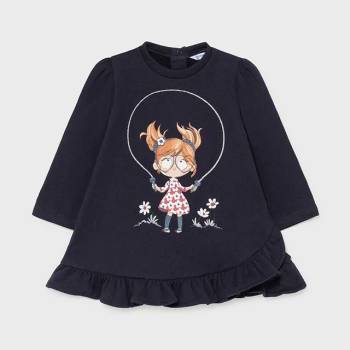 Image 1 of Mayoral Рокля плюш с кукла в тъмно синьо Майорал