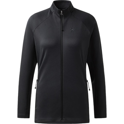 Haglöfs Дамско поларено яке Haglöfs Women's Korp Mid Jacket Fleece jacket - True Black (105-6143-0312)