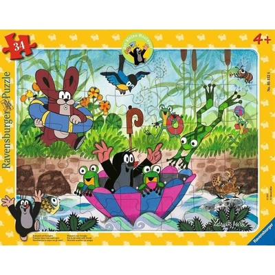 Ravensburger Krtek Zábava na vodě 34 dílků